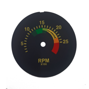 Película do Conta-Giros 2500 RPM c/ Top Brake