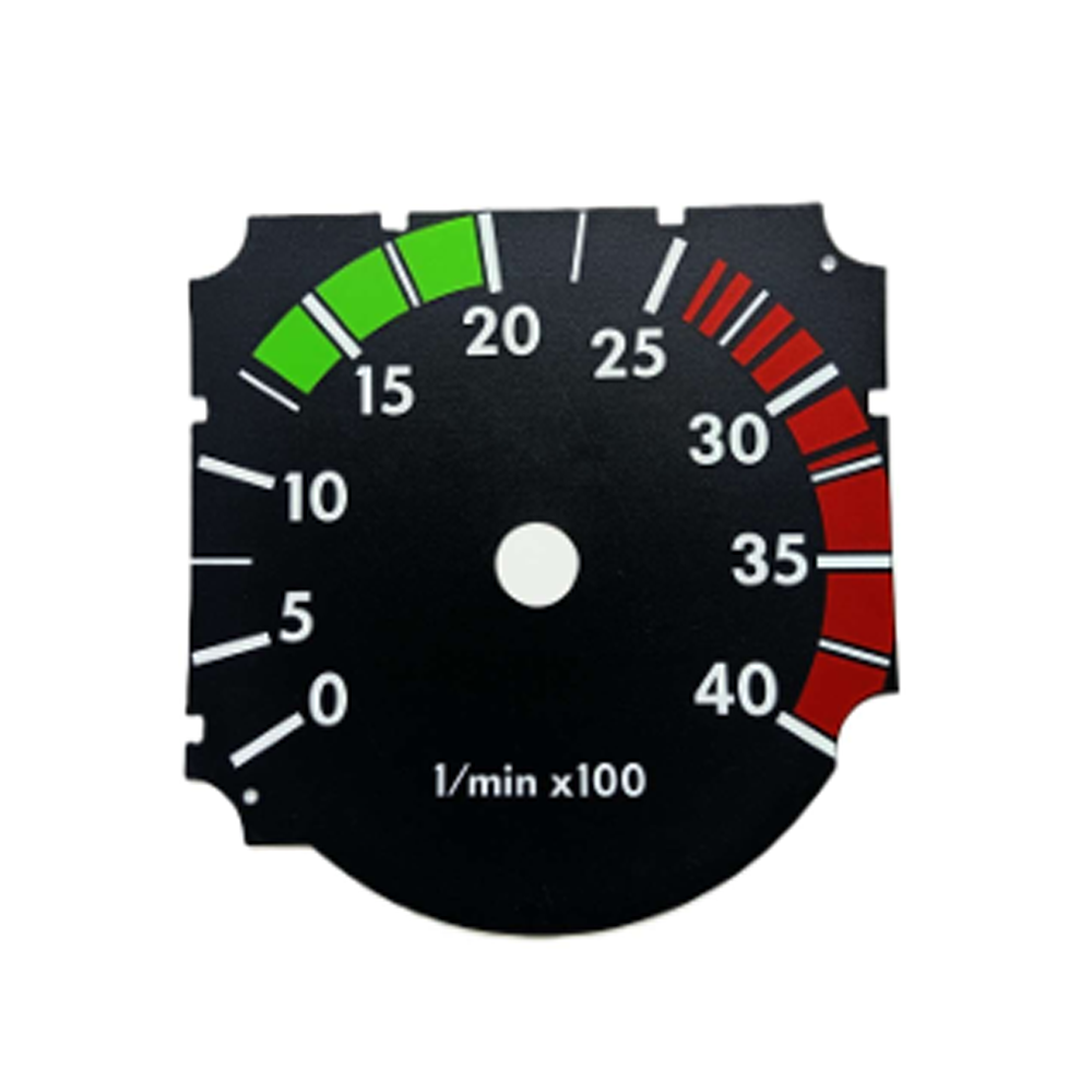 Película do Conta-Giros 4000 RPM Preto