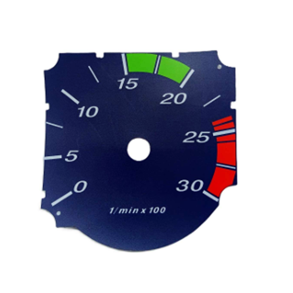 Película do Conta-Giros 3000 RPM Azul