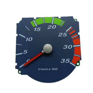 Conta-Giros 3500 RPM Bivolt Azul s/ Moldura