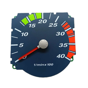 Conta-Giros 4000 RPM Bivolt Azul s/ Moldura