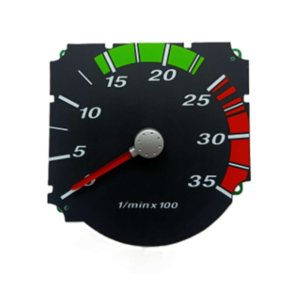 Conta-Giros 3500 RPM Bivolt Preto s/ Moldura