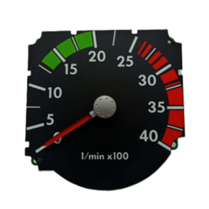 Conta-Giros 4000 RPM Bivolt Preto s/ Moldura